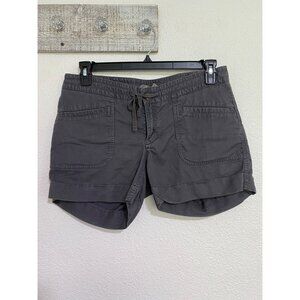 The North Face Women’s Linen Blend Shorts Sz 10 Gray Outdoors Minimalist Beach